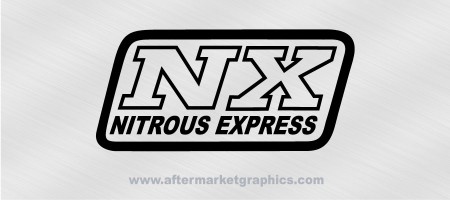 NX Nitrous Express Decals - Pair (2 pieces)
